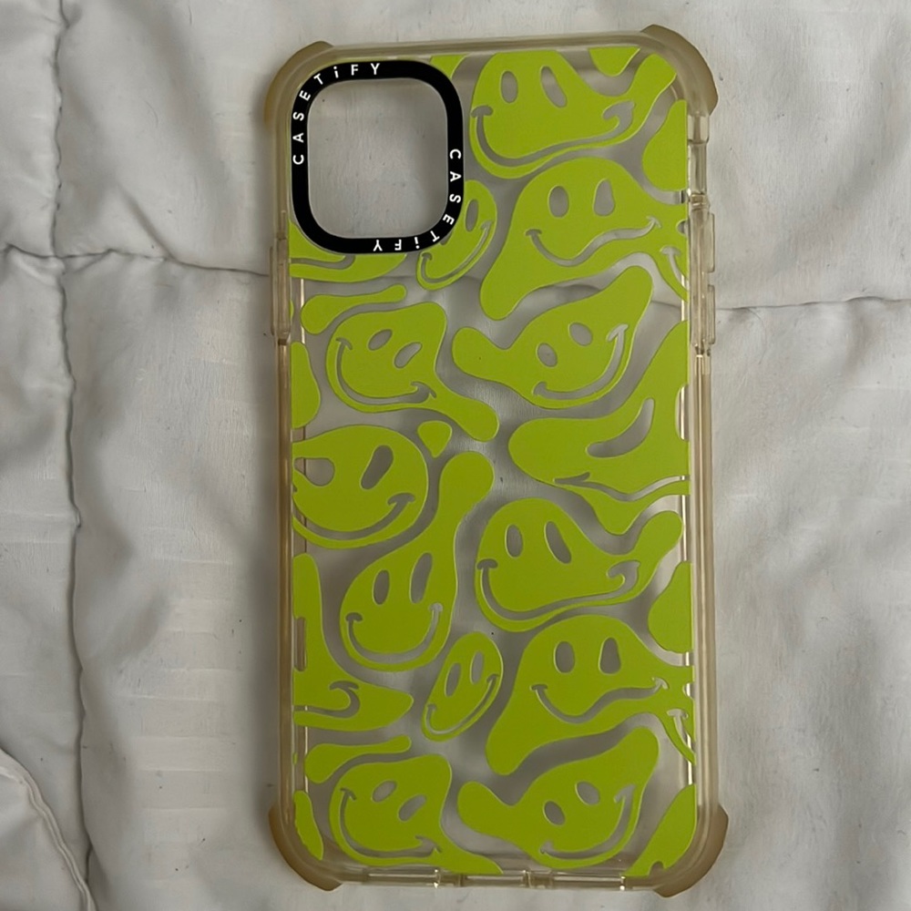 Casetify Acid Smiles - Neon Green